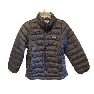 Patagonia Child Puffer Jacket Insulated Down Navy Small (7-8)